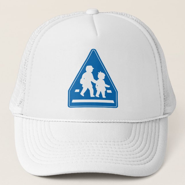 Casquette Panneau de signalisation scolaire >> Japonais (Devant)