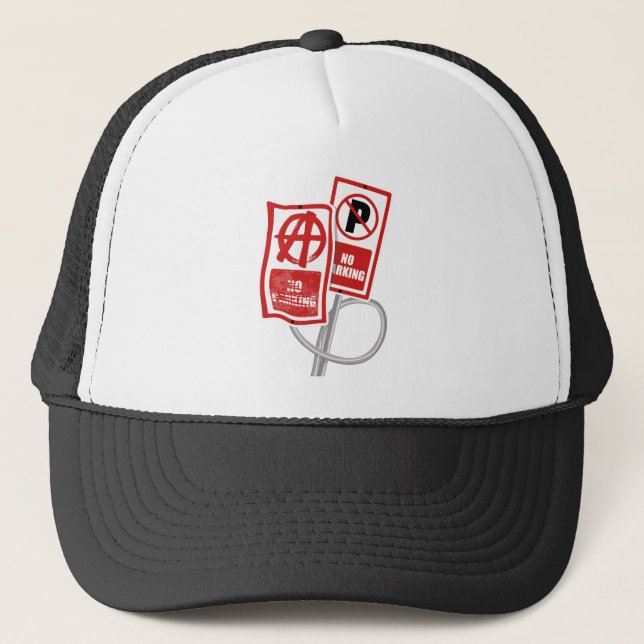 Casquette Panneau interdisant l'anarchie de stationnement (Devant)