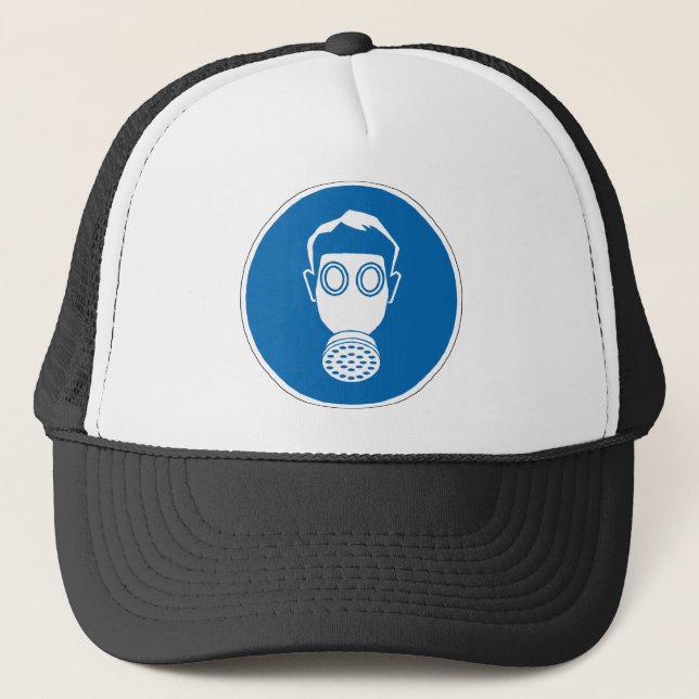Casquette Panneau Masque à Gaz (Devant)