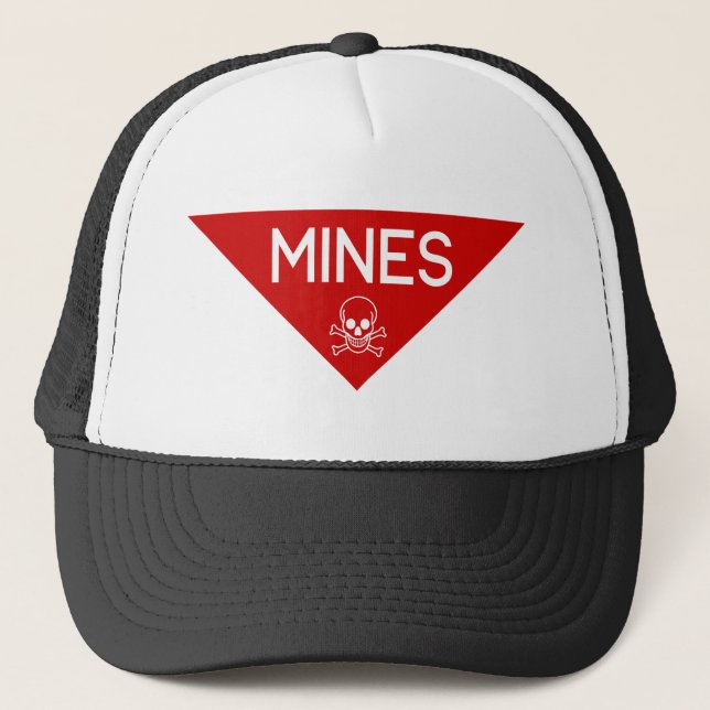 CASQUETTE PANNEAU MINES | SIGNALÉTIQUE | SYMBOLE (Devant)