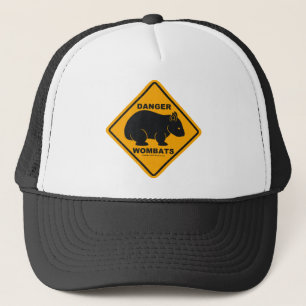 Casquette Panneau routier de danger de wombat