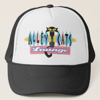 Casquette panneau salon des chats de la rue rétro