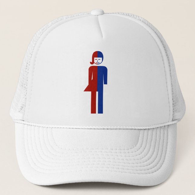 Casquette Panneau thaïlandais ⚠ toilettes Ladyboy ⚠ (Devant)