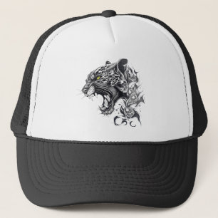 Casquette Panther Wild Animal Nature Illustration Art tatoua