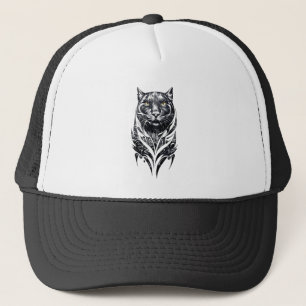 Casquette Panther Wild Animal Nature Illustration Art tatoua