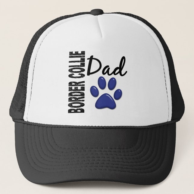 Casquette Papa 2 de border collie (Devant)