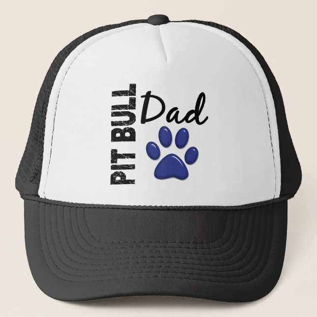 Casquette Papa 2 de pitbull (Devant)