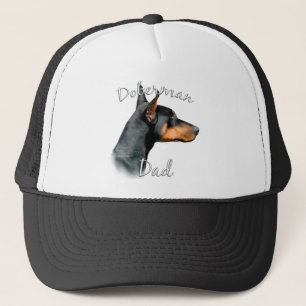 Casquette Papa 2 du Pinscher de dobermann (noir)