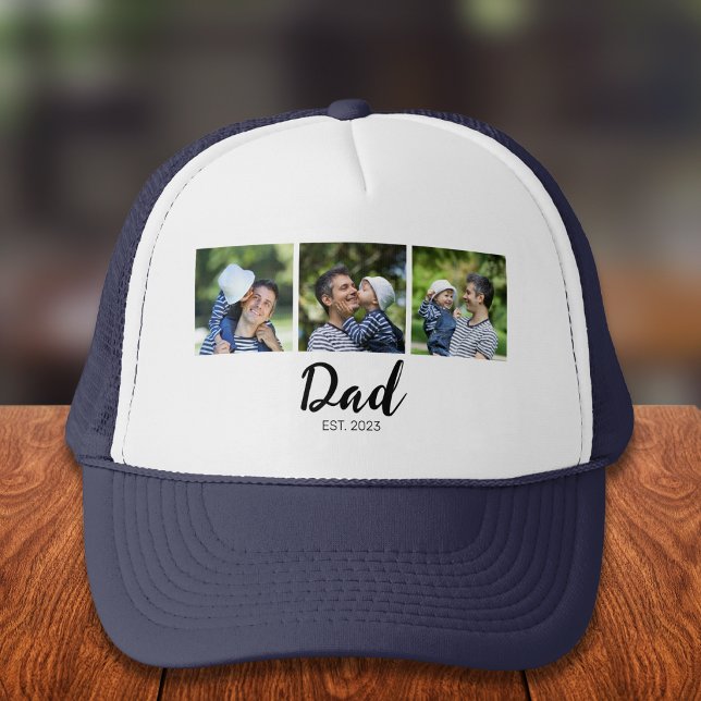 Casquette Papa a établi un script moderne noir 3 Photo (Créateur téléchargé)