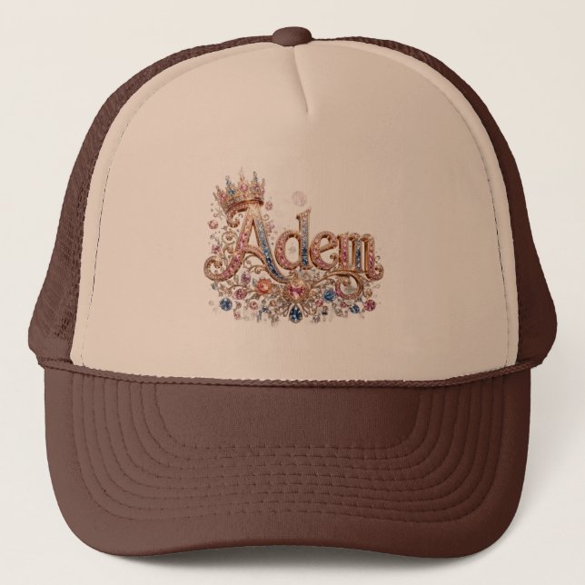 Casquette Papa Brodé Adam Crown (Devant)