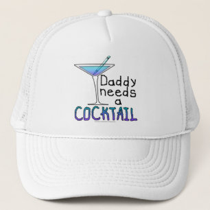 Casquette PAPA CHAPEAU a BESOIN D'UN COCKTAIL !