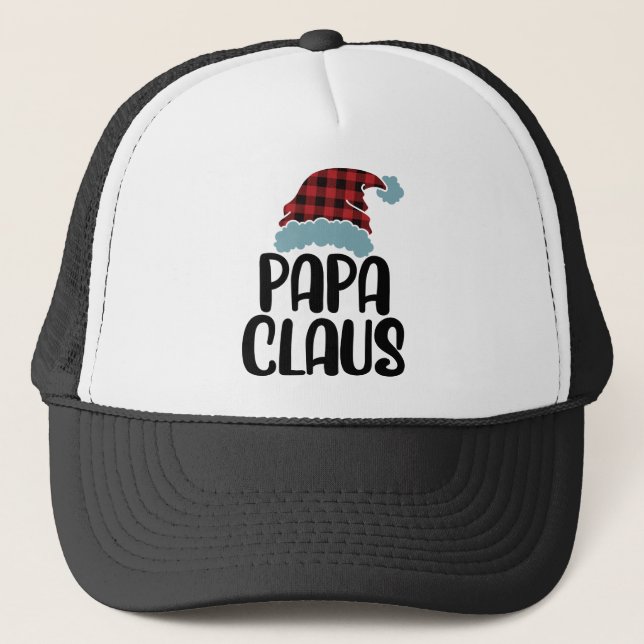 Casquette Papa Claus - Drôle Correspondant Pajamas de Noël (Devant)