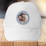 Casquette Papa Coolle Jamais Photo Personnalisée Moderne<br><div class="desc">Ce design simple et moderne est composé de typographie serif et d'ajouter une photo personnalisée.</div>