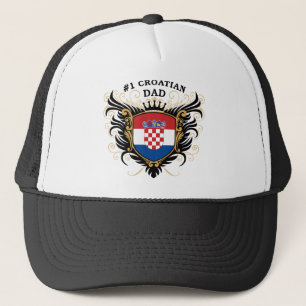 Casquette Papa croate du numéro un
