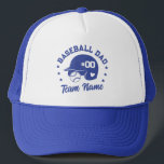 Casquette Papa de baseball personnalisé maman avec nom et nu<br><div class="desc">Préparez-vous à la journée de jeu avec ce casquette de baseball personnalisé, parfait pour les mamans, mamas, papas et amateurs de baseball, de softball ou de tee-ball ! Ce casquette peut être personnalisé avec votre numéro, ou nom d'équipe pour une touche unique. Ce casquette deviendra votre incontournable pour montrer votre...</div>