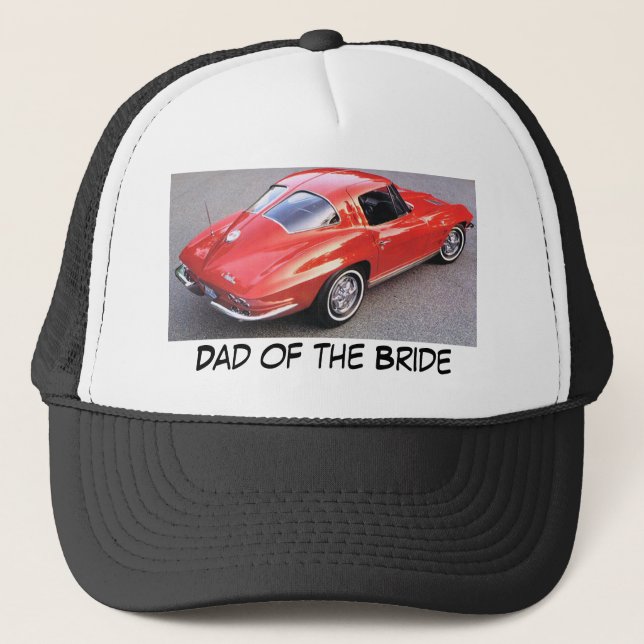 Casquette Papa de la Corvette de mariée (Devant)