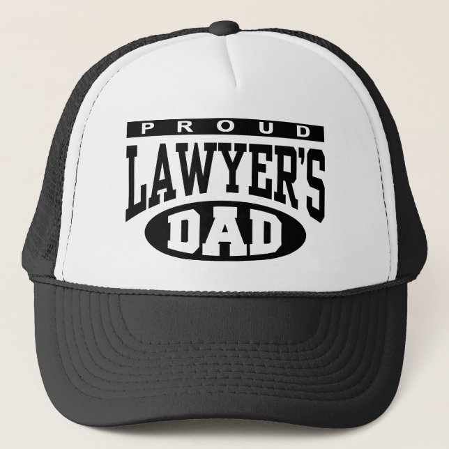 Casquette Papa de l'avocat fier (Devant)