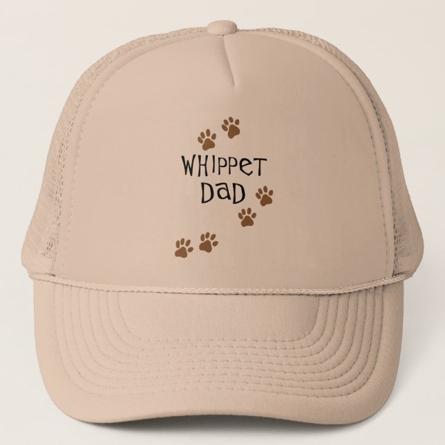 Casquette Papa de whippet pour des papas de chien de whippet (Devant)