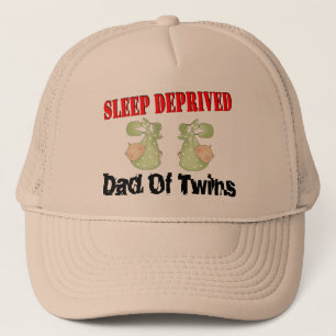 Casquette Papa déshérité par sommeil des JUMEAUX