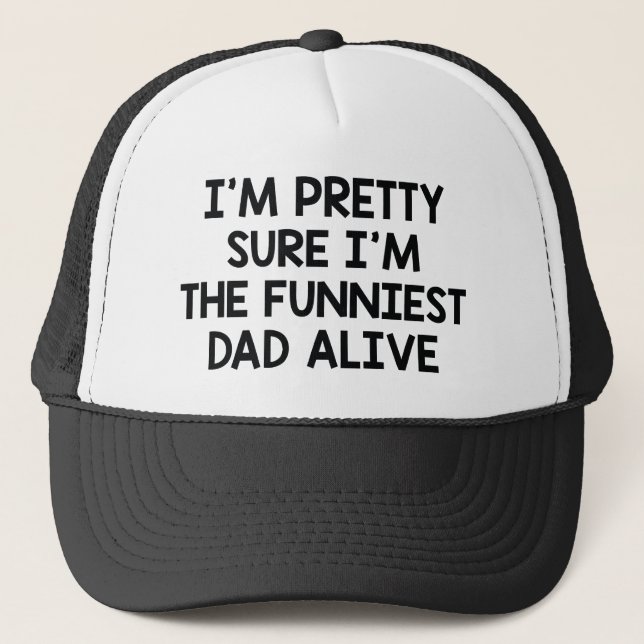 Casquette Papa drôle vivant (Devant)