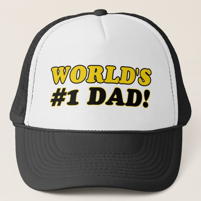 Casquette Papa du numéro 1 du monde (Devant)