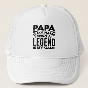 Casquette Papa est mon nom en tant que légende