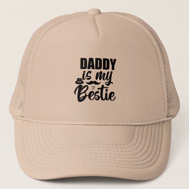 Casquette Papa est My Bestie, Special Bond avec ton papa (Devant)