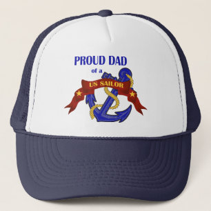 Casquette Papa fier d'un marin des USA