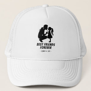 Casquette Papa-Fille Meilleur Ami Pour Toujours - Nom Person