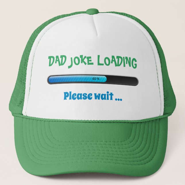 Casquette Papa Joke Chargement S'Il Vous Plaît Attendre Tren (Devant)