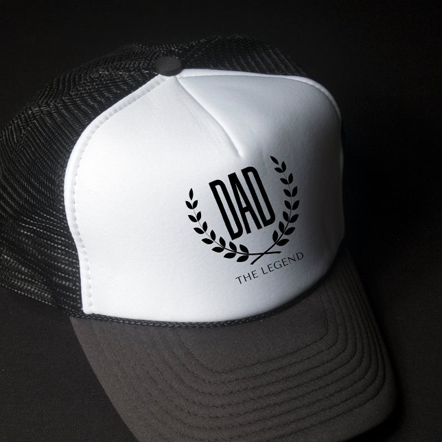 Casquette Papa La Légende Citation Fête des pères Typographi (Créateur téléchargé)