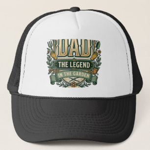 Casquette Papa La légende dans le jardin Conception de jardi