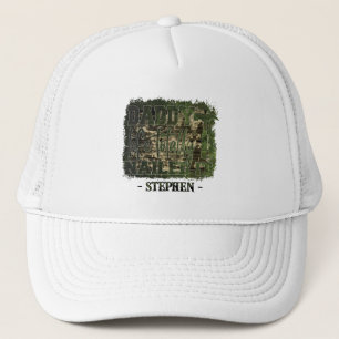 Casquette Papa, la vie. Totalement cloué - Camouflage