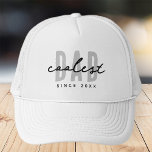 Casquette Papa le plus frais depuis 20XX Moderne Simple Prep<br><div class="desc">Ce design simple et moderne est composé de la typographie de san serif.</div>