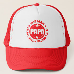 Casquette Papa. L'Homme. Le Mythe. La Légende.