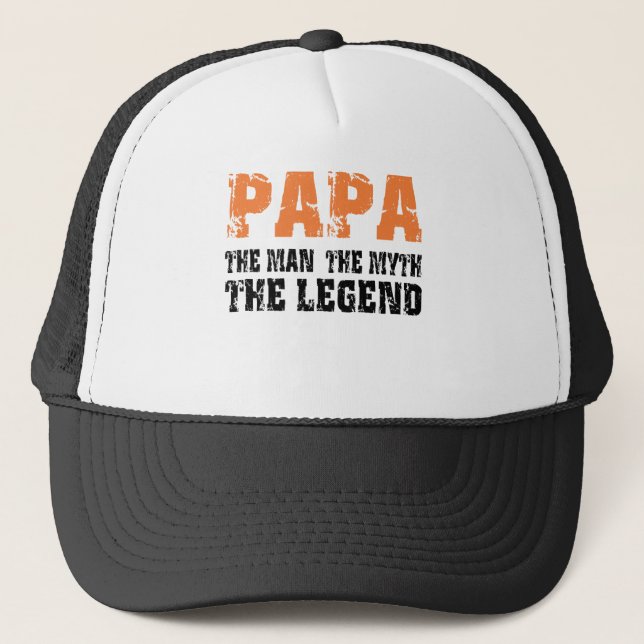 Casquette Papa (orange) (Devant)