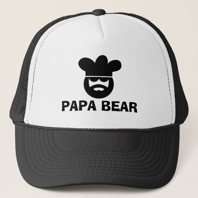 Casquette Papa ours BBQ pour hommes (Devant)