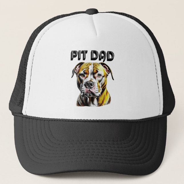 Casquette Papa Pit Bull | Amoureux des chiens  (Devant)