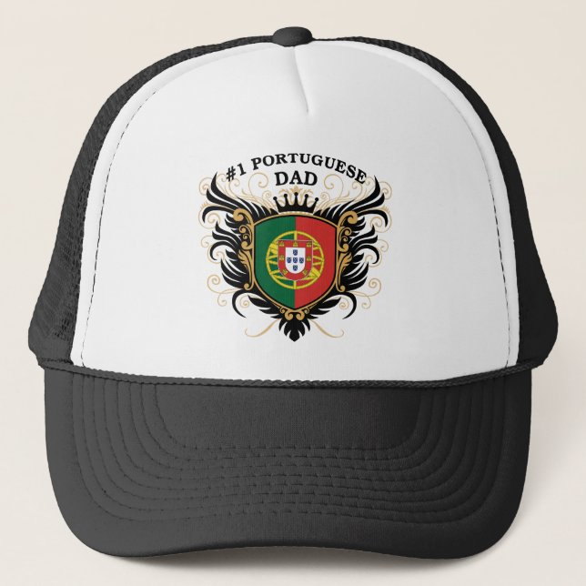 Casquette Papa portugais du numéro un (Devant)