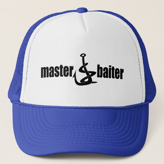 Casquette Papa principal de pêche de Baiter de fête des (Devant)