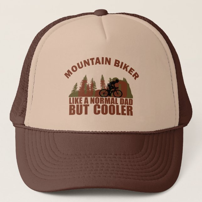 Casquette papa VTT comme un père normal mais glacière (Devant)