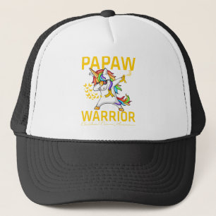 Casquette Papaw Of A Warrior Chilhood Cancer Awareness