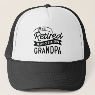 Casquette Papé cool a pris sa retraite art de mots