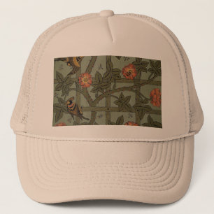 Casquette Papier peint en treillis de William Morris