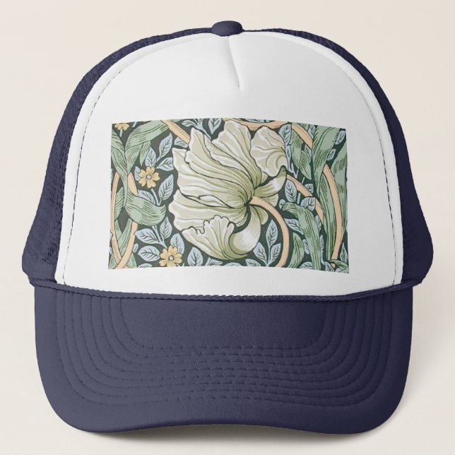 Casquette Papier peint floral William Morris Pimpernel (Devant)