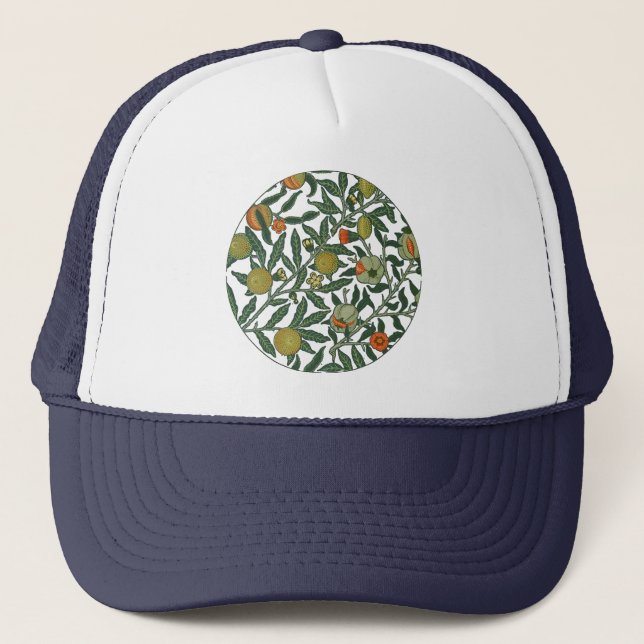 Casquette Papier peint Grenade de William Morris (Devant)
