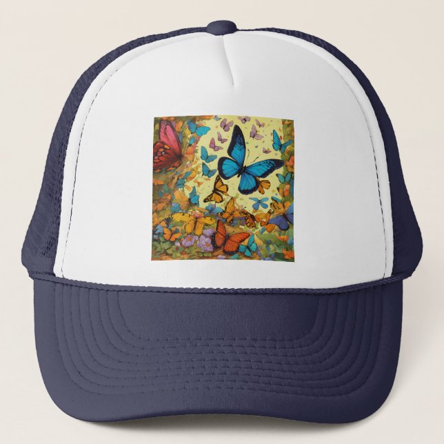 Casquette papillon (Devant)