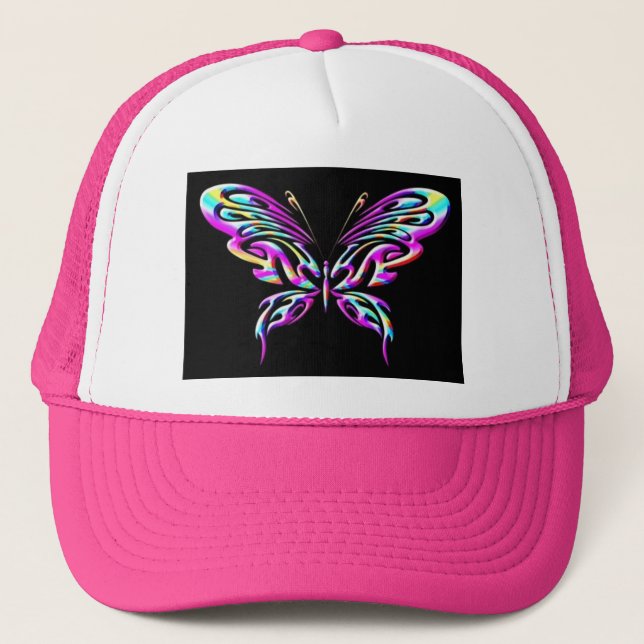 Casquette papillon 12chat (Devant)