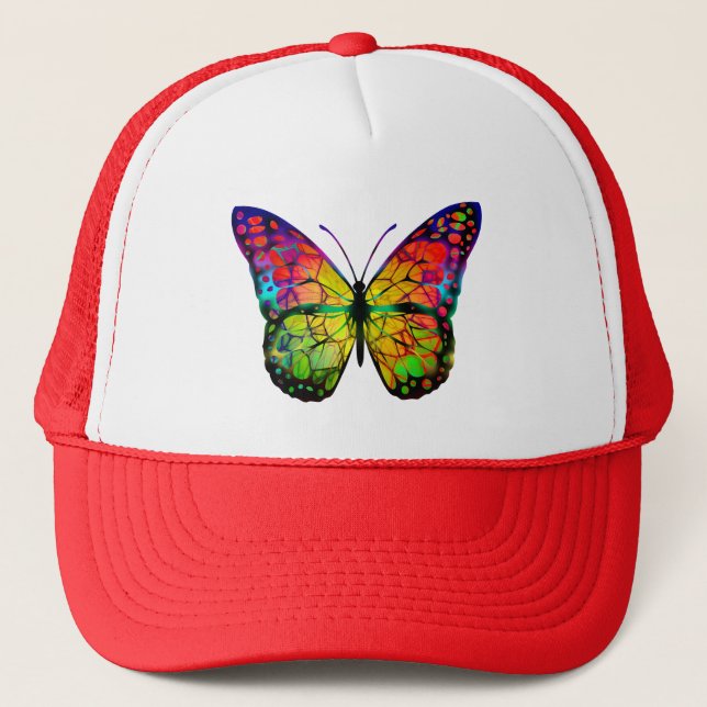 CASQUETTE PAPILLON ABSTRAIT (Devant)