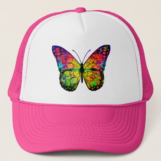 CASQUETTE PAPILLON ABSTRAIT (Devant)